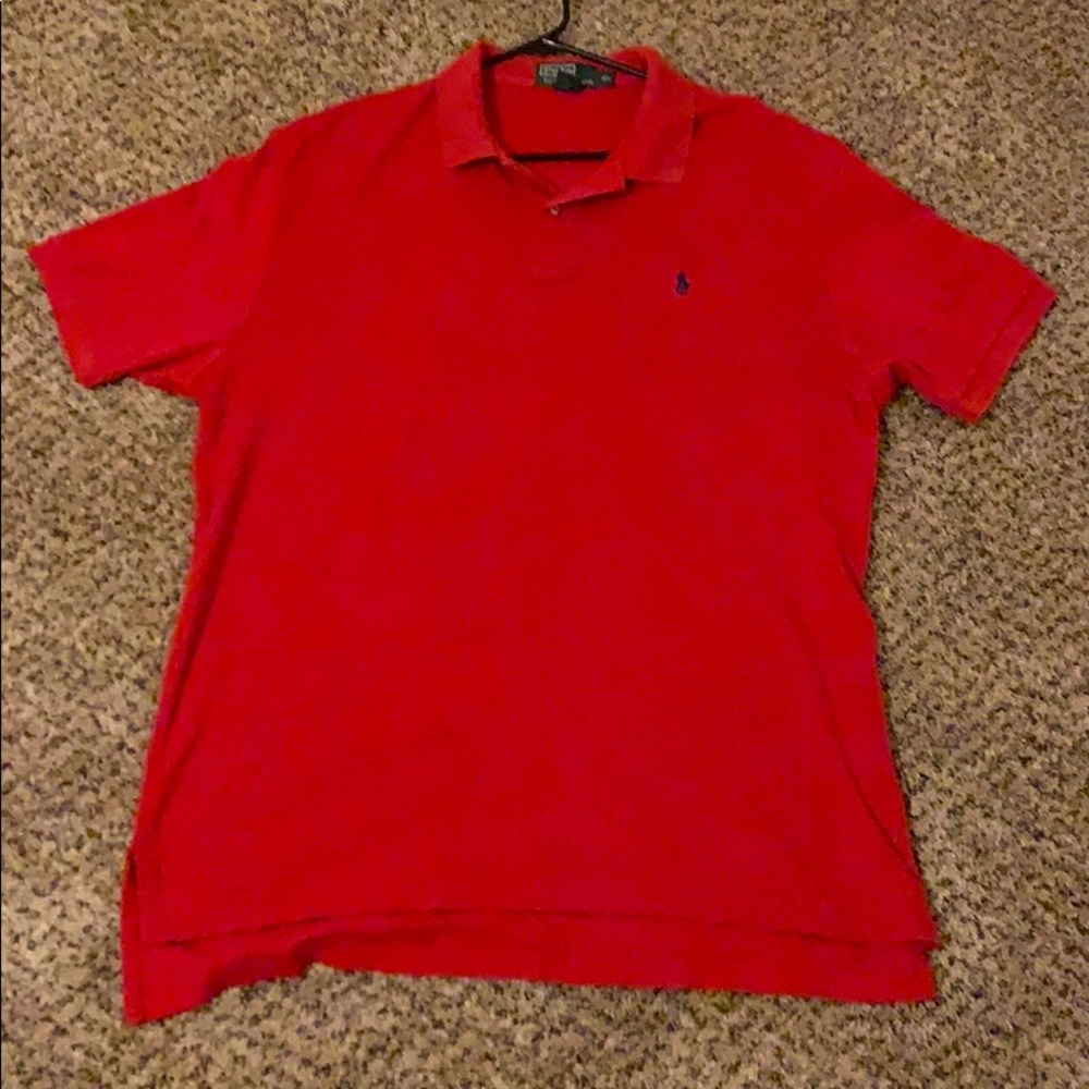 Men’s XL red Ralph Lauren polo